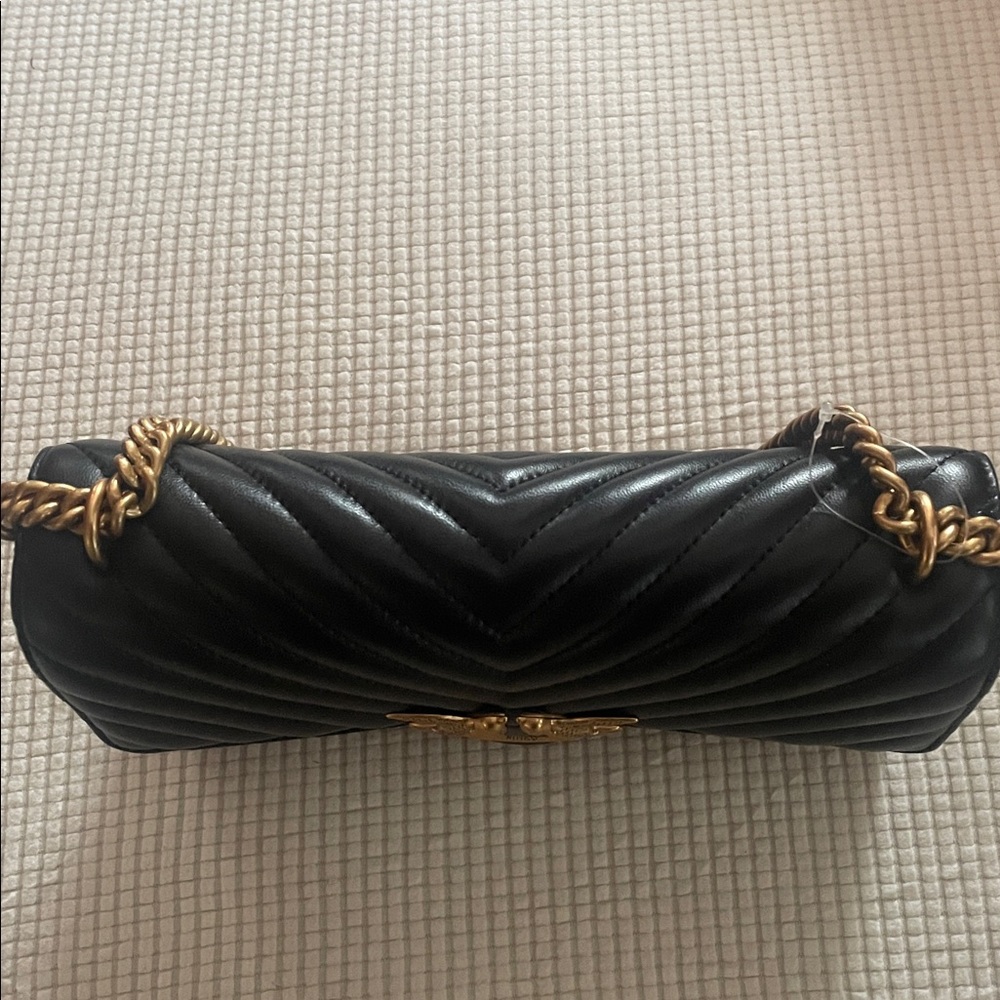 Pinko Quilted Leather Bag
